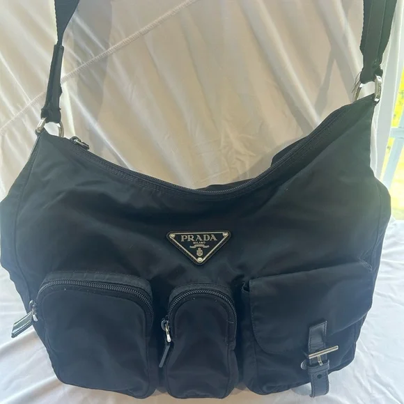 Prada Black Messenger Bag - Picture 5 of 11